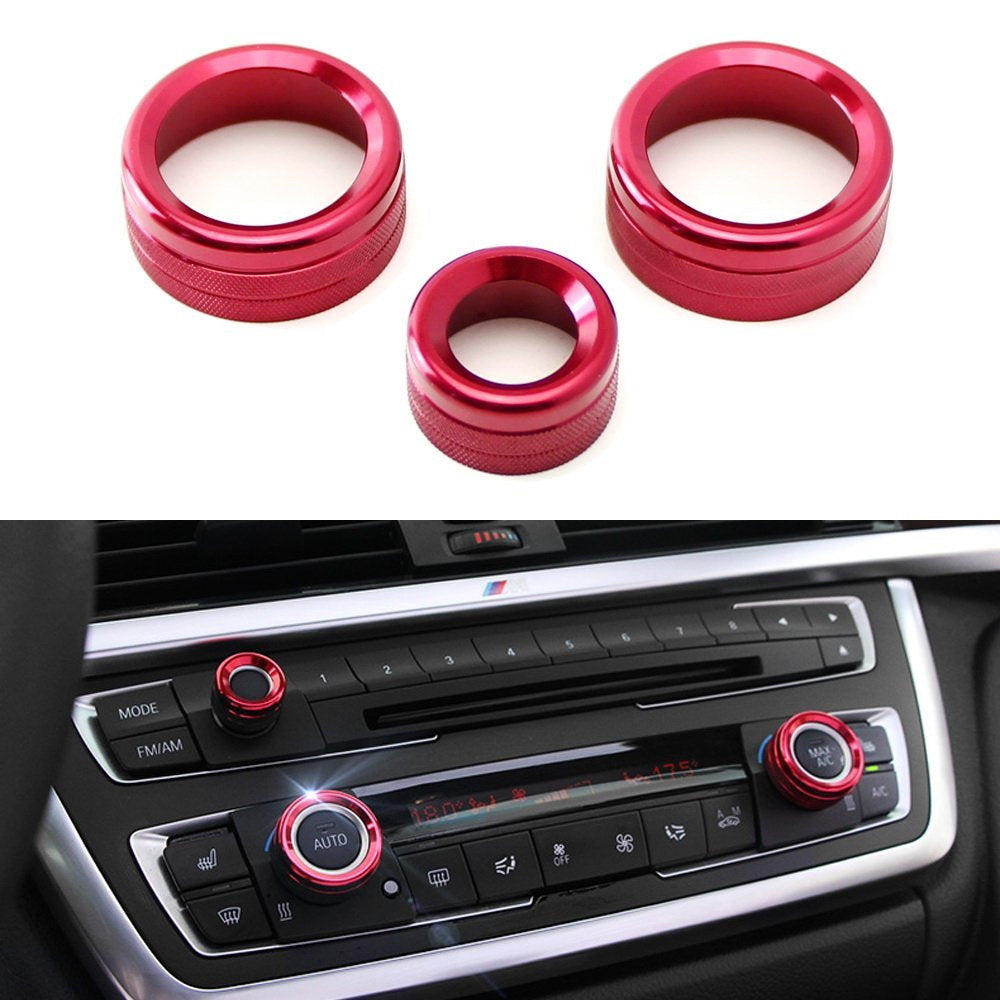 thumbnail image 2 of TOMALL Car Centre Console Volume Switch Cover Trim Compatible With Nissan 14th Gen Sentra 2020 2021 2022 2023 Aluminum Radio Sound Knob Cap Interior Accessories For Car (Blue 2 of 9