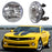 Complete Clear Lens Fog Light Lamps w/ 5202 Halogen Bulbs For Chevrolet GMC Ford