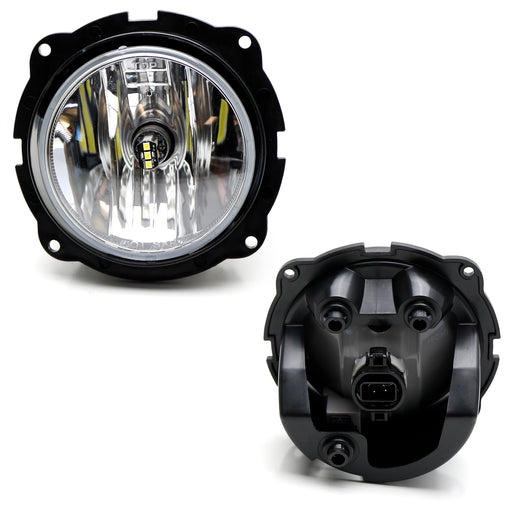 Fog Lamps w/ White LED Lights, Brackets Harness Switch For 2008-2012 Ford Escape