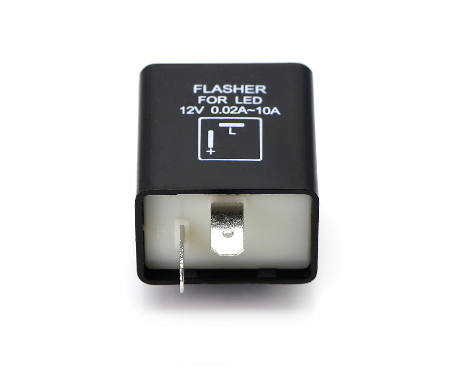 2-Pin Electronic LED Flasher Relay Fix For Turn Signal Light Fast Hype ...