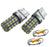 3157 Switchback LED Bulbs For Front Turn Signal w/Rapid Blink Fix Load Resistor