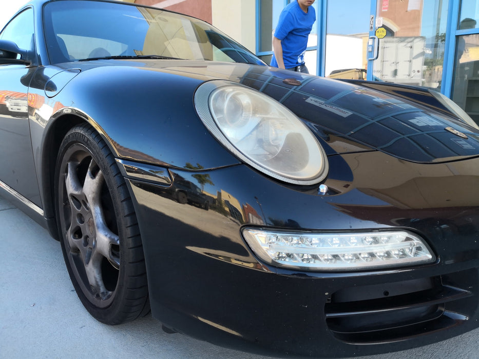 Bumper Tow Hook License Plate Bracket Mount Holder For Porsche