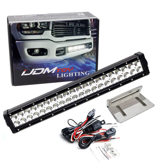 Lower Grille Mount 20-Inch LED Light Bar Kit For 2020-up Dodge RAM 2500 3500