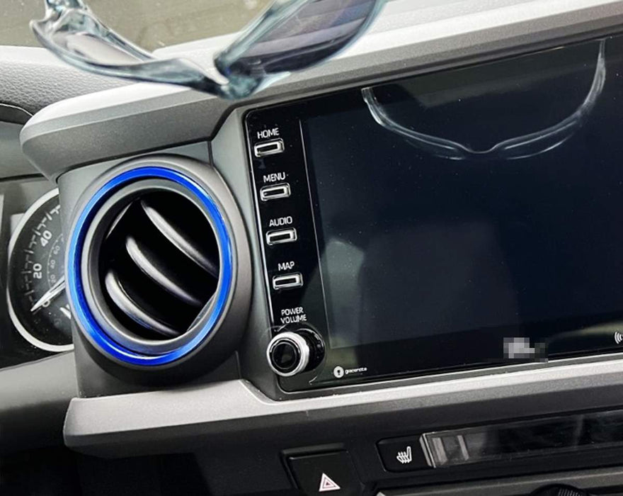 6pcs Aluminum AC Vent Outlet Ring Cover Compatible With 14th Gen Sentra
