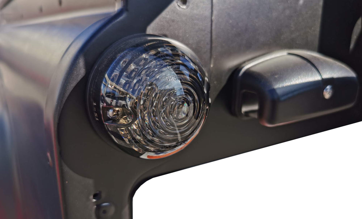 8pc Smoked LED Turn Signal Brake Tail Light Assy Kit For Land Rover Defender 2 3
