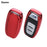 Chrome Red TPU Key Fob Case For Audi A3 A4 A5 A6 A7 Q3 Q5 Q7 3-Button Keyless