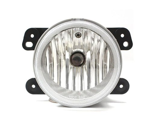 (1) Replacement Clear Lens Fog Light w/ Bulb For Jeep Wrangler Dodge Charger etc