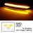 Euro Smoked Lens Amber Sequential Blink Full LED Side Markers For Porsche Taycan