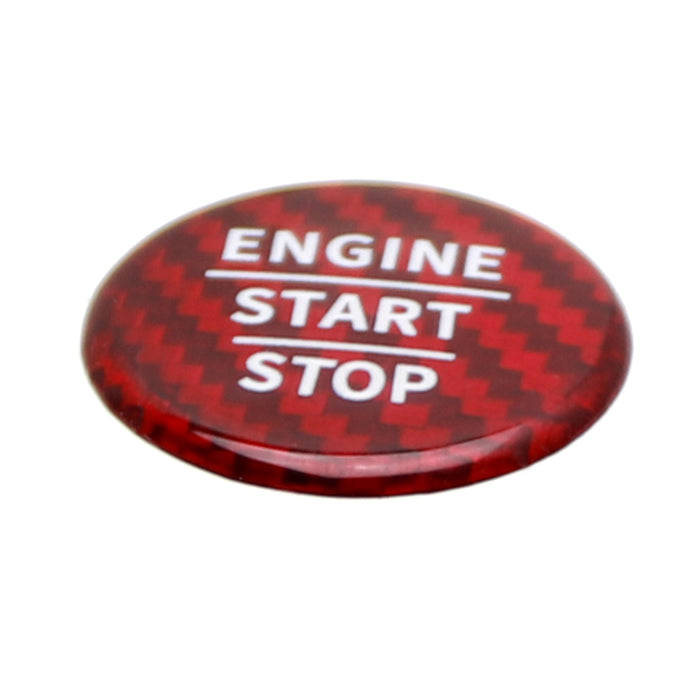 GT-Line Style Red Real Carbon Fiber Engine Push Start Button For Kia Stinger K5