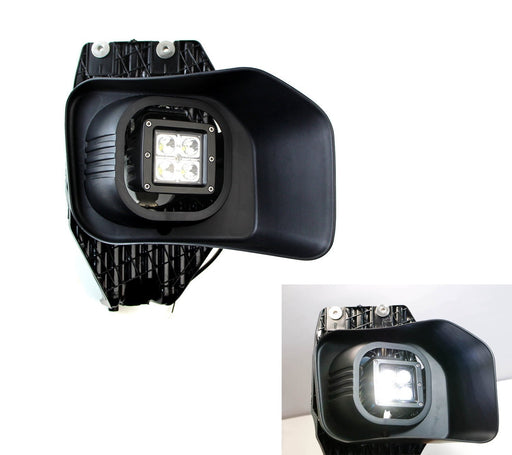 40W CREE LED Cube Fog Light Kit w/Bezel Cover, Wiring For 2011-16 F250 F350 F450