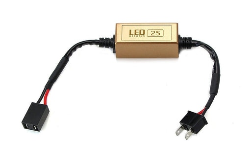 (2) H7 LED Headlight Canbus Error Free Anti Flicker Resistor Canceller Decoders