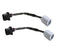 (2) H13 9008 Ceramic Wire Wiring Harness Sockets For Headlights Fog HID Halogen