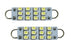 Red 43mm 211-2 212-2 214-2 578 12-SMD-3528 Rigid Loop LED Bulbs For Door Lights