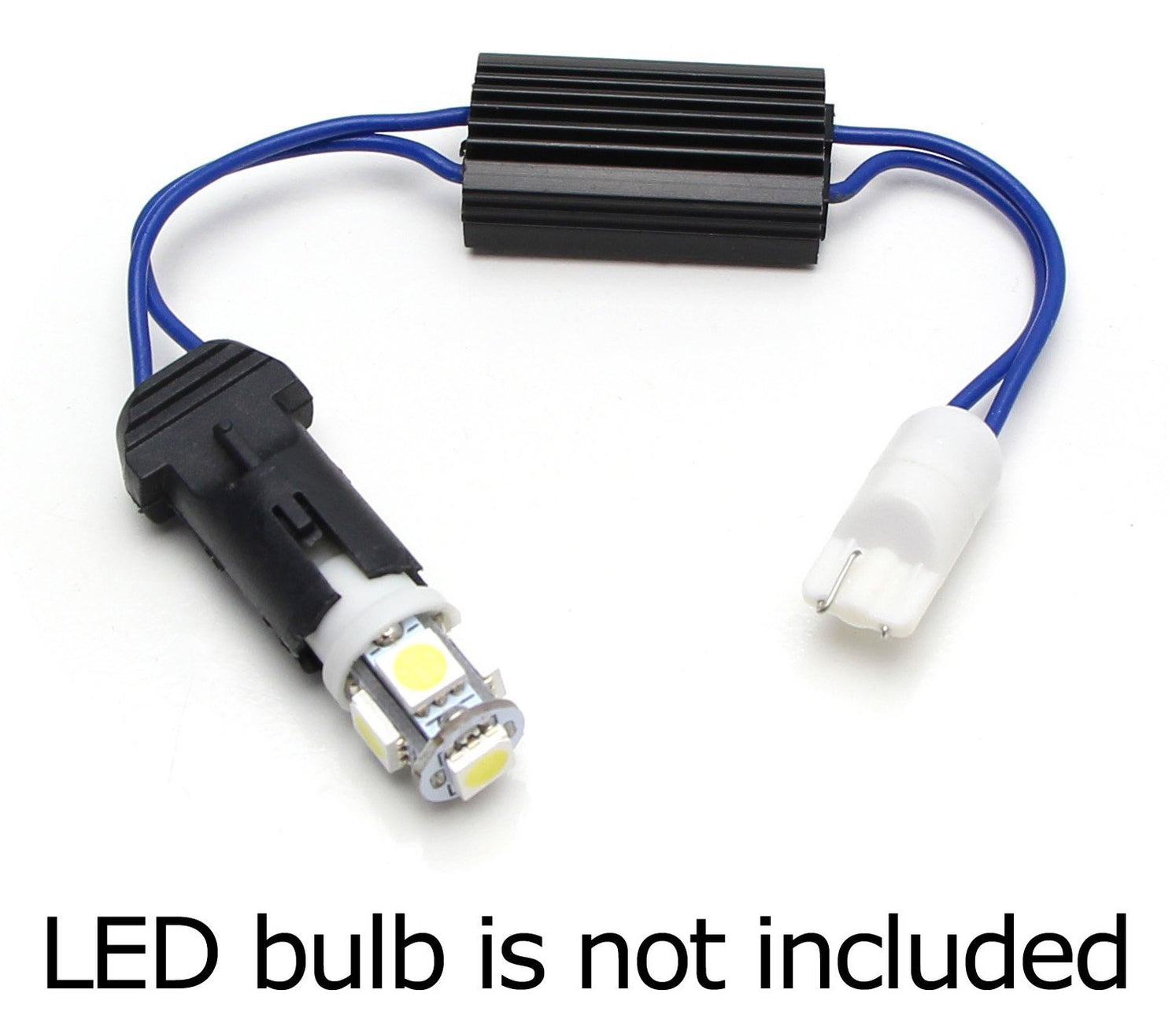 T10 2825 W5W 168 194 LED Bulbs Error Free CAN-bus Adapters Kit For Eur ...