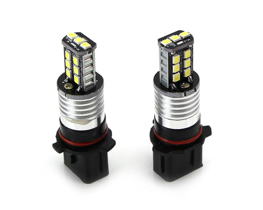 White 15-SMD High Power P13W 12277 LED Light Bulbs For Daytime Running Lamps DRL