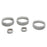 Silver Aluminum AC Stereo Tune Turn-Knob Covers For 22-up Subaru BRZ Toyota GR86