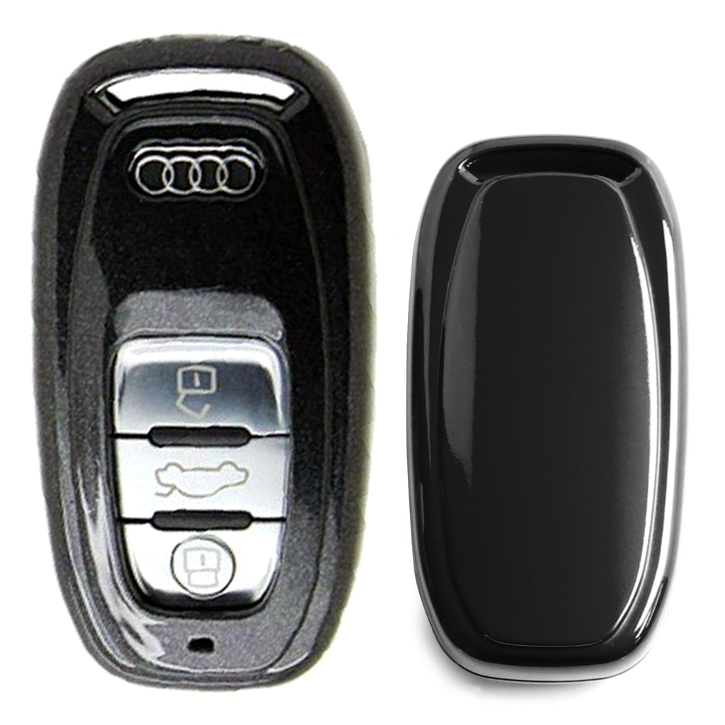 Real/Genuine Black Carbon Fiber Smart Key Fob Shell For Chrysler Dodge Jeep  — iJDMTOY.com