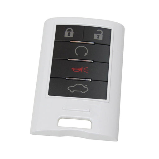 Exact Fit Glossy White Smart Key Fob Shell For Cadillac ATS CTS XTS Escalade