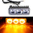 Amber Strobe Mini LED Daytime Running Light Kit For Truck SUV 4x4 Behind Grille