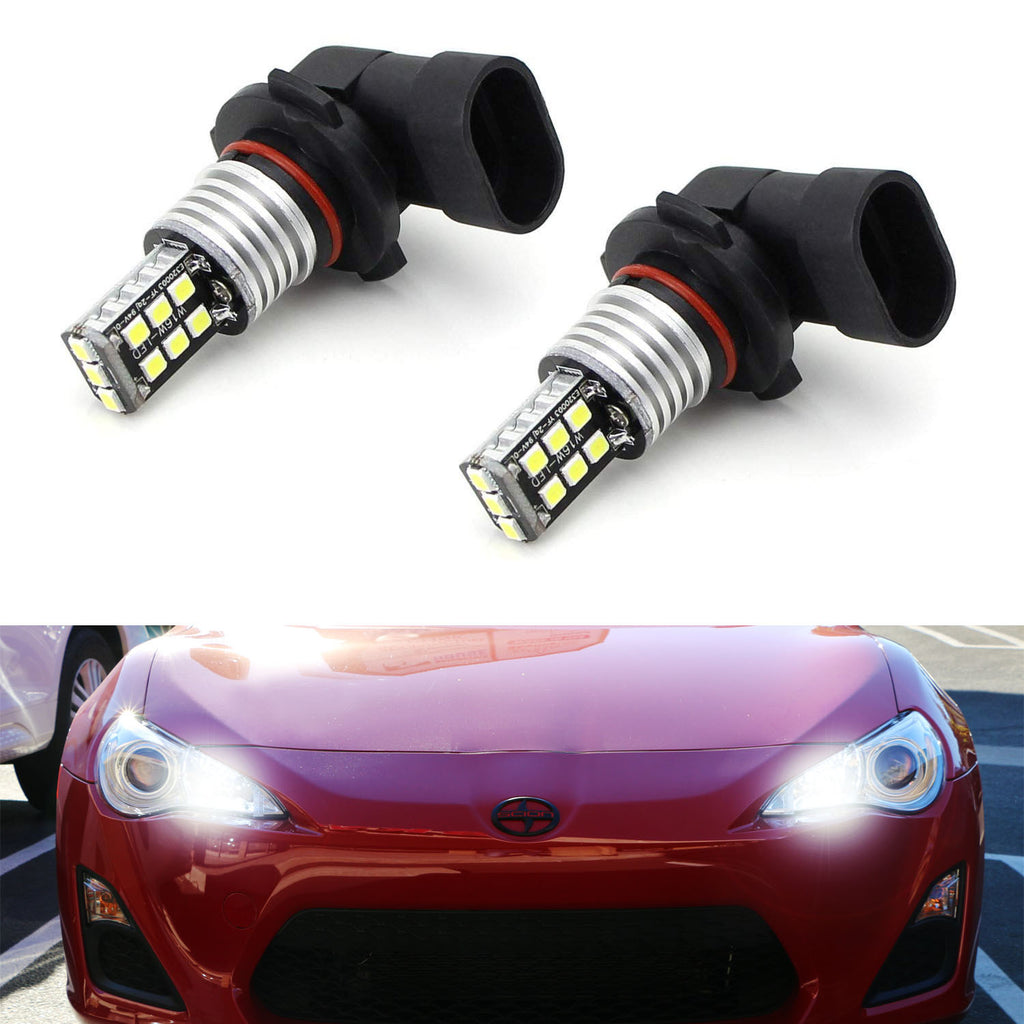 iJDMTOY (2) Xenon White High Power 9-SMD 906 912 920 921 T15 LED  Replacement Bulbs For Chevrolet Ford GMC Honda Nissan Toyota Truck 3rd  Brake Lamp Cargo Lights 
