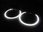 7000K Xenon White 284-SMD LED Angel Eyes Halo Ring Lighting Kit for BMW E46 3 Series Non-HID Headlights version-iJDMTOY