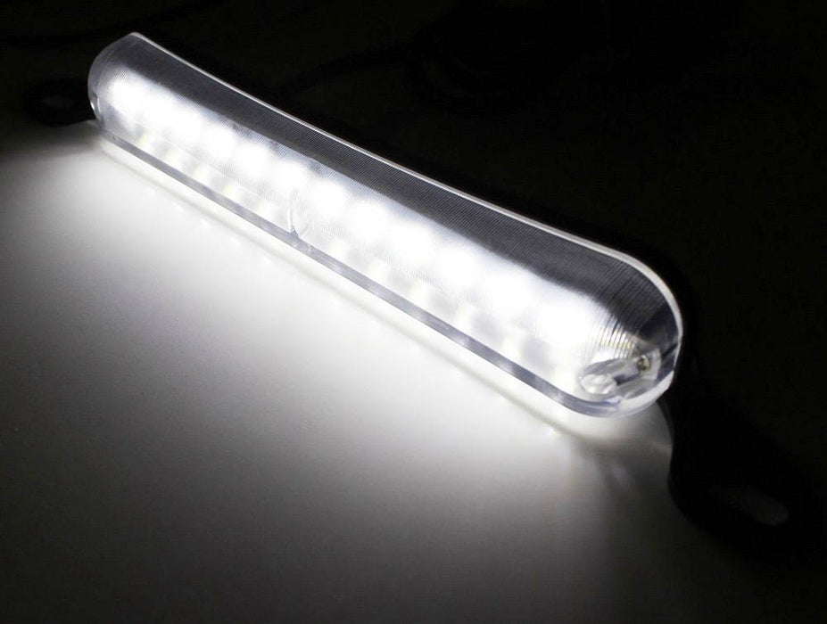 2pcs White 12-SMD Bolt-On LED License Plate Light Lamp For Car (Universal Fit)