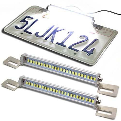 2pcs White 24-SMD Bolt-On LED Lamps For License Plate or 2pcs White 24-SMD Bolt-On LED Lamps For License Plate or