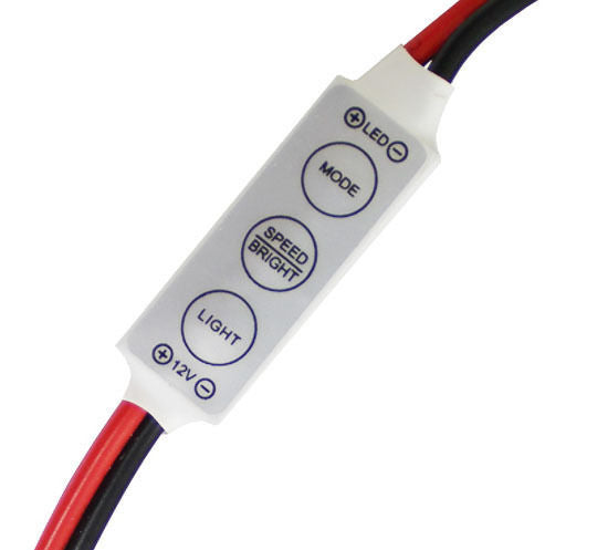 12V Wired Control Module w/ Strobe Flash For Car or Household LED Strip or Bulbs