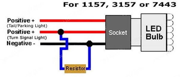 (2) 50W 6-Ohm Load Resistors For LED Bulbs Turn Signal Lights Rapid Flash Fix