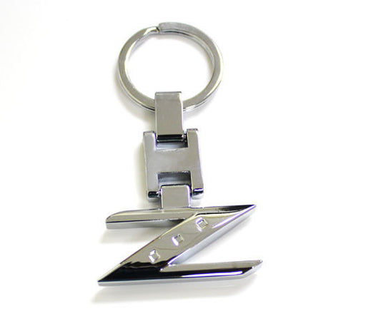 Chrome Finishing Letter Z Key Chain Ring For Nissan 280ZX 300ZX 350Z 370Z Z Car