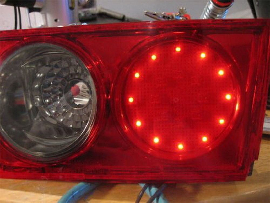 20 Brilliant Red 12V LED Lights For Tail Lamps Angel Eyes 3rd Brake Retrofit DIY