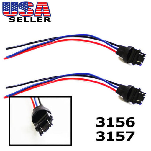 3156/3157 Male Adapter Wiring Harness For Headlight Tail Lamp Signal Retrofit