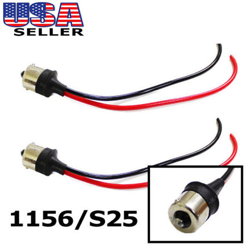 1156/7506 Male Adapter Wiring Harness For Headlight Tail Lamp Signal Retrofit