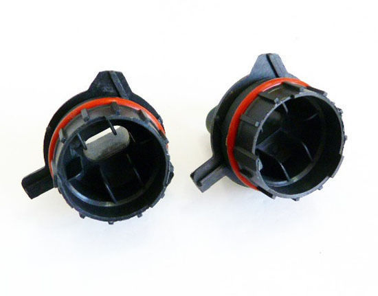 (2) Aftermarket H7 HID Bulbs Adapters Holder Converters For BMW E39 5 Series