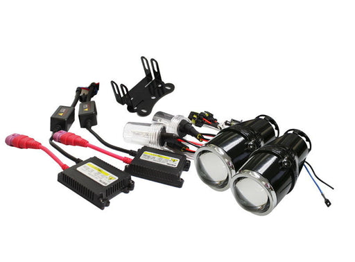 2.5" Bullet Projector Lens Fog Light Lamps + 3000K HID Kit Combo Deal w/ Wire