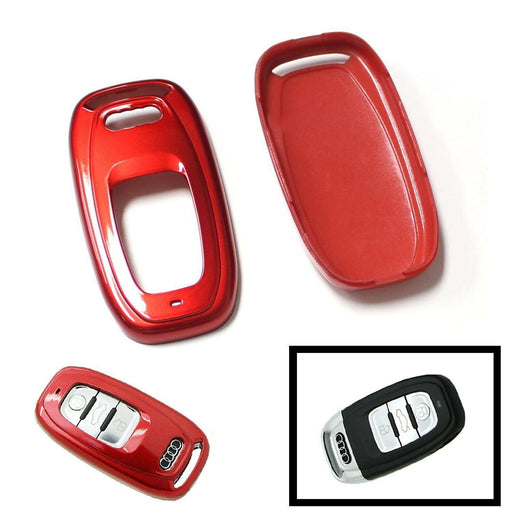 Exact Fit Gloss Red Remote Smart Key Fob Shell For Audi A1 A3 A4 A5 A6 A7 A8 etc
