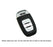 Exact Fit Gloss Red Remote Smart Key Fob Shell For Audi A1 A3 A4 A5 A6 A7 A8 etc