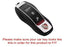 Black Remote Smart Key Shell Holder Cover For Porsche Cayenne Panamera Macan 911