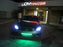 24" 7-Color Under Hood Behind Grille LED Knight Rider Strip Light Bar w/ Remote