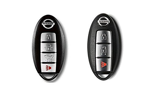 Exact Fit Glossy Black Smart Key Fob Shell For Nissan Armada Rogue GT-R Murano