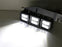 144W Triple LED Fog Light Kit w/ Lower Bumper Bracket/Wiring For 17+ Ford Raptor