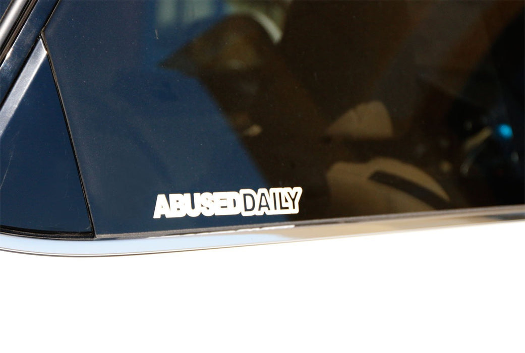 JDM AbuseDaily Abuse Daily Die-Cast Vinyl Decals, Funny Style Car Sticker