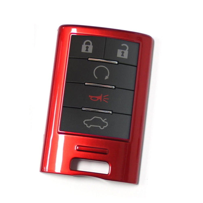 Exact Fit Glossy Red Smart Key Fob Shell For Cadillac ATS CTS XTS Escalade