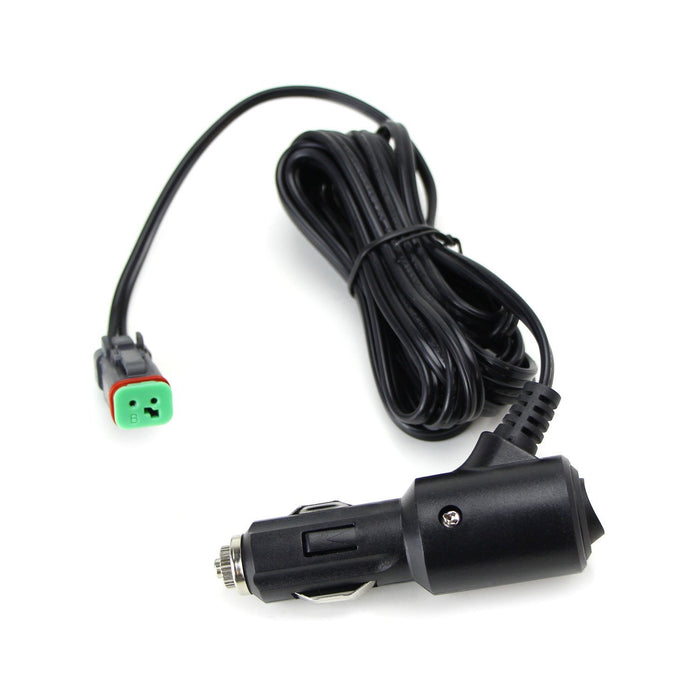 10ft 12V Cigarette Lighter DTP Adapter Harness w/ Switch For LED Pod Light