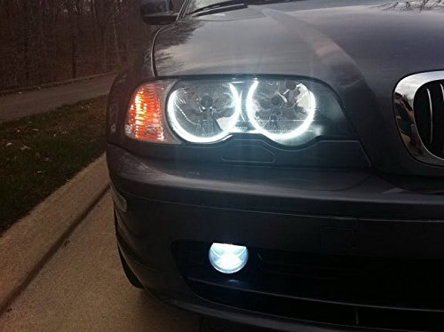 Susteen forsigtigt Muskuløs BMW E46 3 Series Headlight LED Angel Eye Halo Ring Kit — iJDMTOY.com