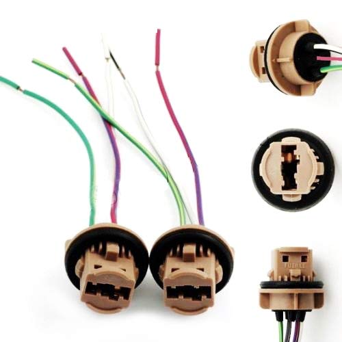 7440 7443 Wiring Harness Sockets For LED Bulbs, Turn Signal Lights, Brake Lights-iJDMTOY