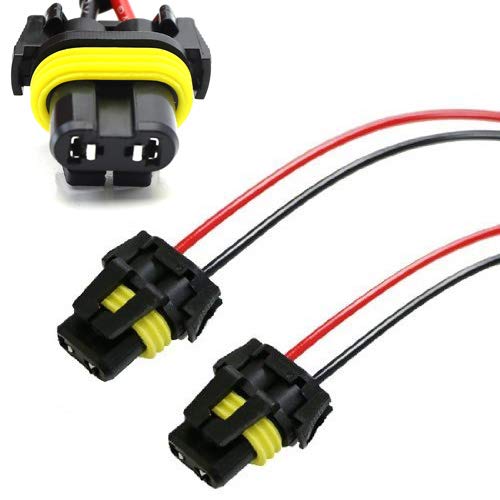 900-Series 9005 9006 Female Adapter Wiring Harness Sockets Wire For Headlights Fog Lights-iJDMTOY