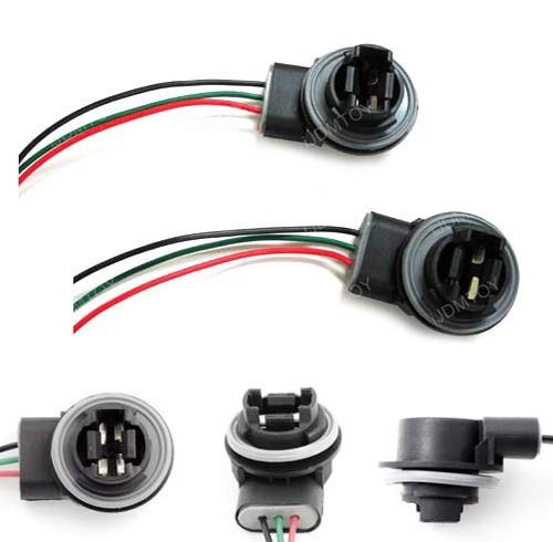 3156 3157 Wiring Harness Sockets For LED Bulbs, Turn Signal Lights, Brake Lights-iJDMTOY
