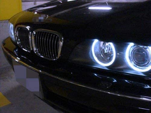 iJDMTOY (2) 7000K White High Power LED Angel Eyes Ring Marker Bulbs for BMW  5 6 7 Series X3 X5 (Fit E39 E53 E60 E63 E64 E65 E66 E83) 