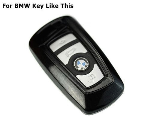 Exact Fit Gloss Metallic Smart Key Fob Shell For BMW 1 2 3 4 5 6 7 Series X3-iJDMTOY